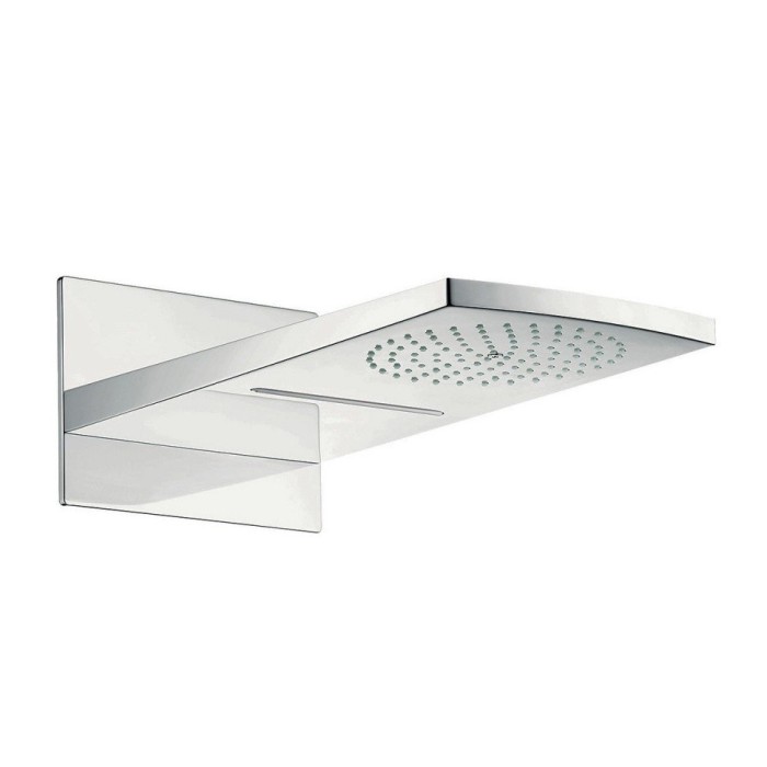 Верхний душ с настенным креплением скрытого монтажа Raindance Rainfall Hansgrohe, хром арт. 28433000
