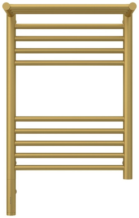 Сунержа Электрический полотенцесушитель 600x400, Богема 3.0 с 1 полкой, 032-5806-6040 цвет: матовое золото