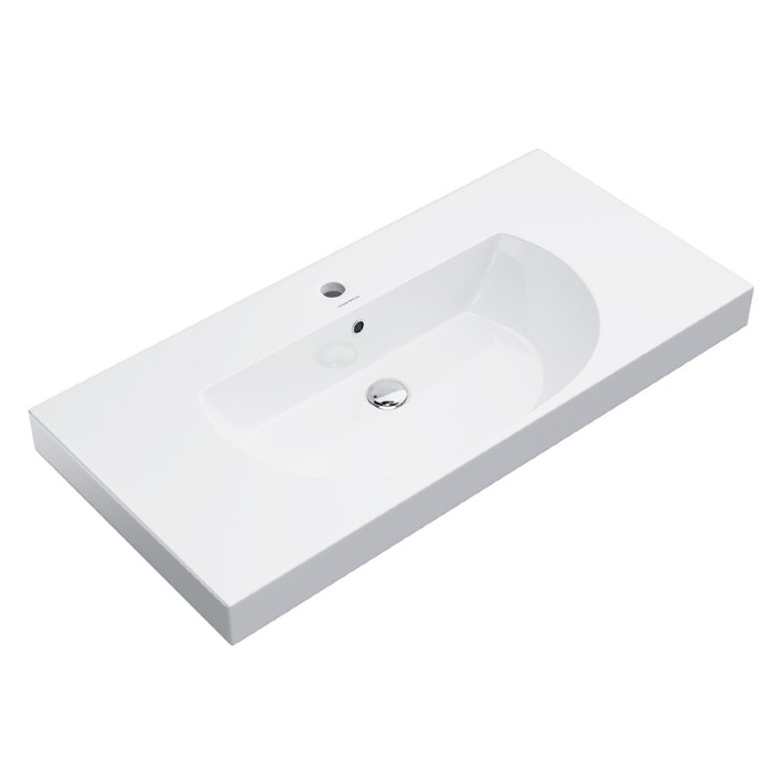 Раковина подвесная 100x48см, Bungiorno Kerama Marazzi, белый - BG.wb.100