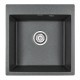 Мойка для кухни гранит 510х520 Paulmark KANTE 50, графит - PM105152-DG