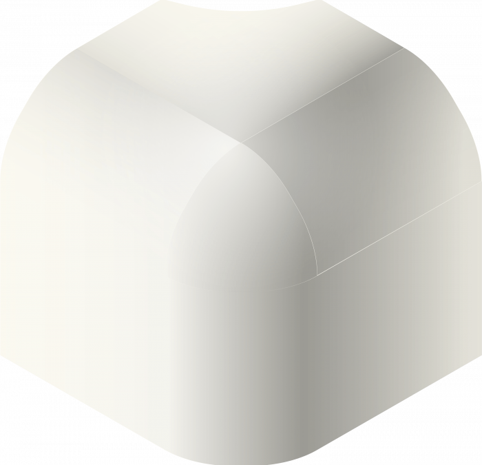 Бордюр уайт спиголо а.е. 1x1 Italon 3D Экспириенс арт. 600090000579