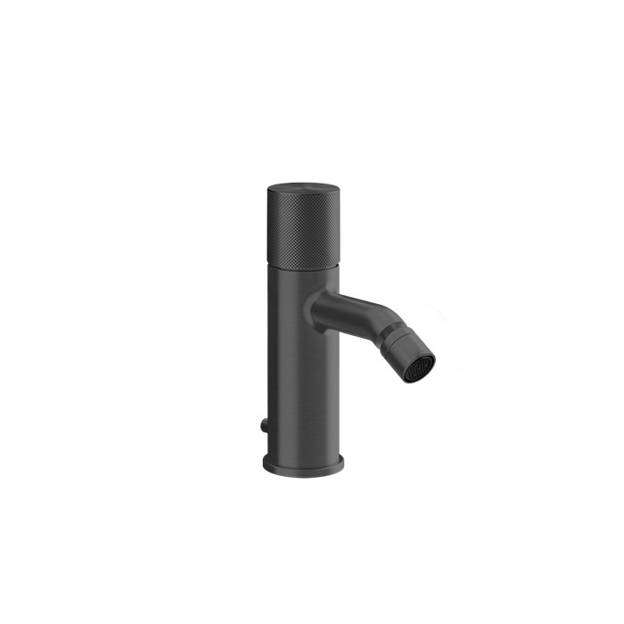 Смеситель для биде, 1 отв., с донным клапаном, Gessi Habito Diamantao, black metal pvd арт. 70607#706