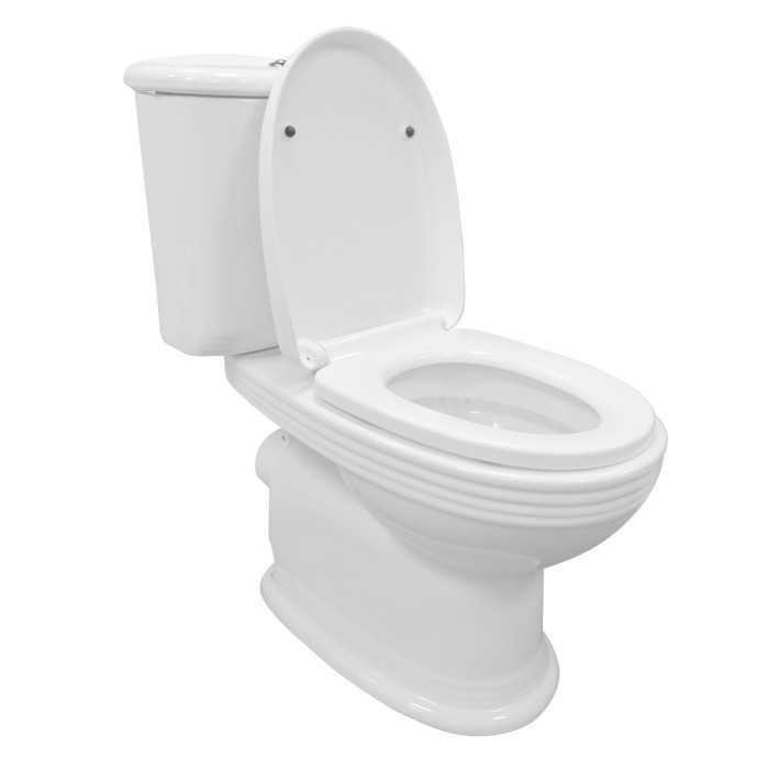 Унитаз-компакт 660х400х770 напольный, в комплекте с сиденьем микролифт, Azario BENTY арт. AZ-237