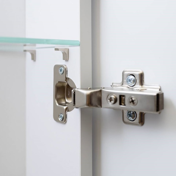 Зеркальный шкаф 600*800 правосторонний, с подсветкой+подогрев "Air", сенсорный выключатель, Azario Lotos - CS00084317