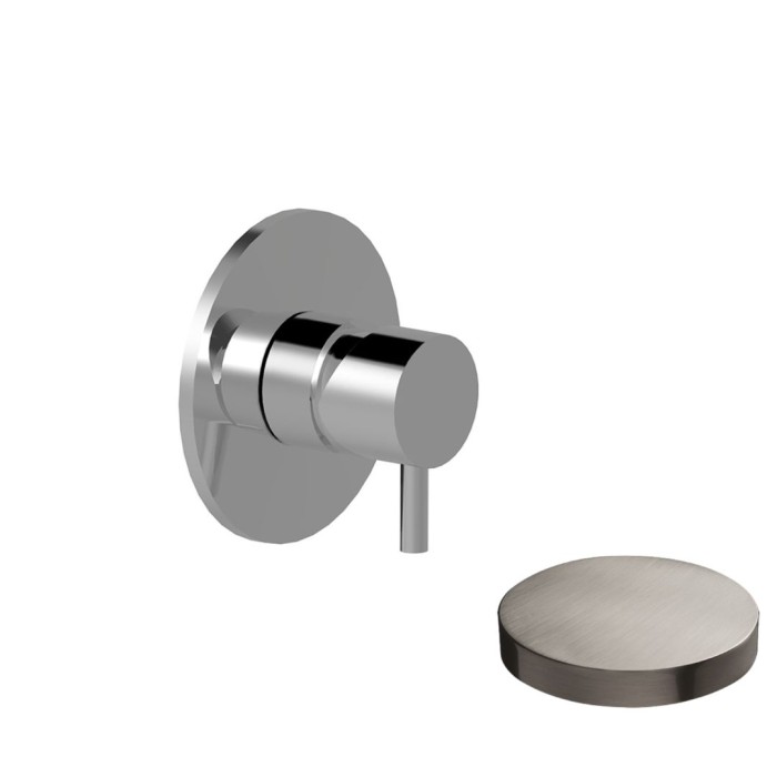 Смеситель для душа встраиваемый однорычажный, Giulini My future, никель матовый арт. 5915NKO