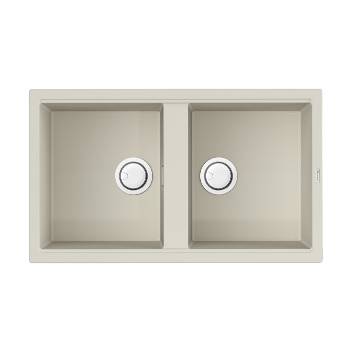 Кухонная мойка Omoikiri Kitagawa 86-2-WH Artceramic, цвет белый арт. 4993806