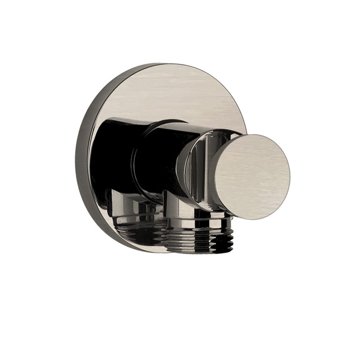 Держатель для душевой лейки с выводом воды, Gessi Emporio shower, finox brushed nickel арт. 38761#149