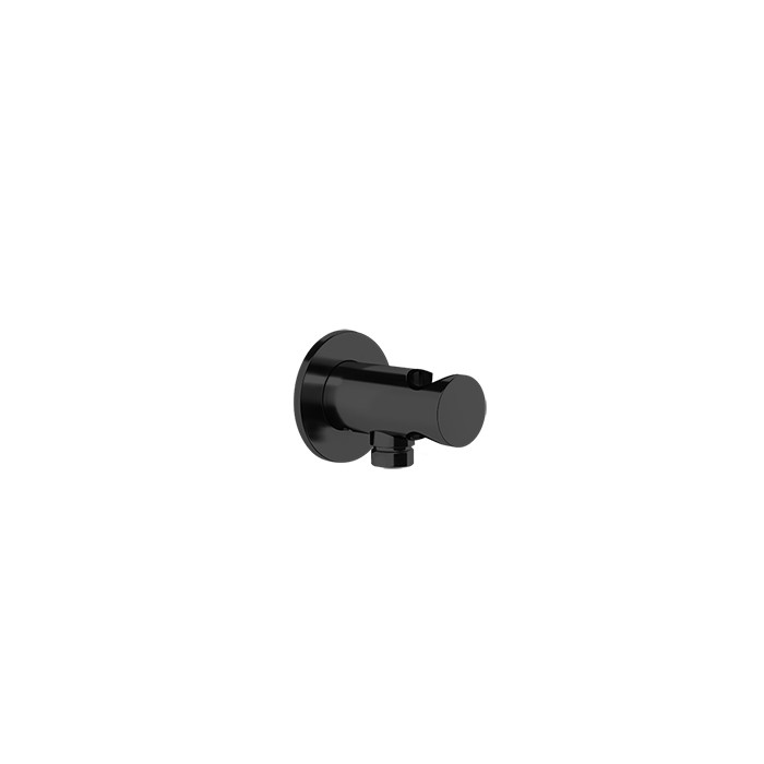 Держатель для душевой лейки с выводом воды, Gessi Ingranaggio, black xl арт. 63461#299