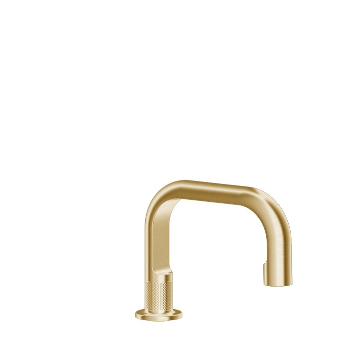 Излив для ванный, отдельностоящий, H: 14.5см, Gessi Inciso, золото арт. 58091#246