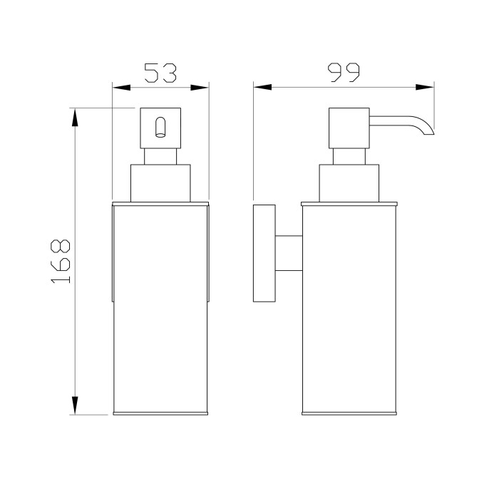 Дозатор мыла, Wonzon & Woghand Polo, WW-8932-BN цвет: никель