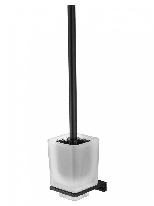 Туалетный ершик в комплекте, Wonzon &amp; Woghand Eclipse, WW-9129-BL цвет: черный