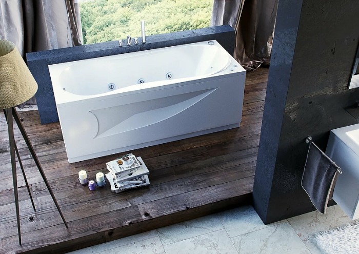 Акриловая ванна 150x70 без гидромассажа, без фронтального экрана Aquatek Афродита арт. AFR150-0000033