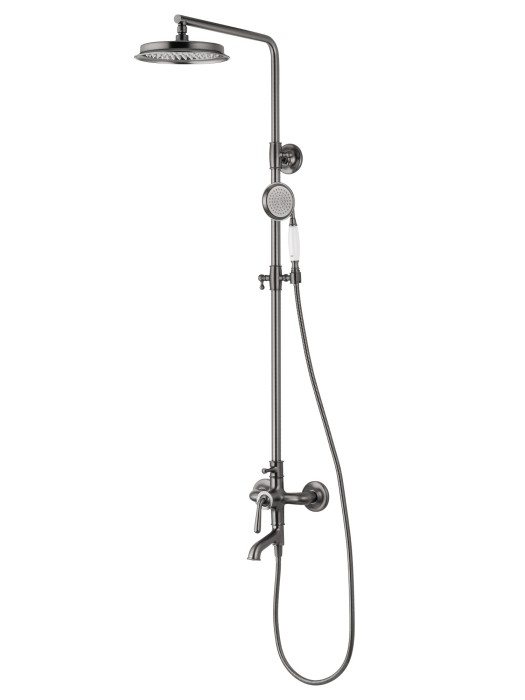 Душевая система, Wonzon &amp; Woghand Steam, WW-88739008-BGM цвет: графит