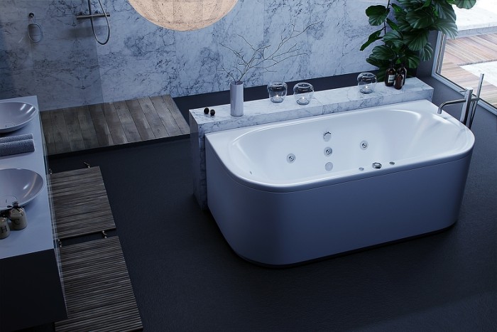 Ванна с фронтальным экраном +бок.экр.2шт. Aquatek Морфей арт. MOR190-0000014