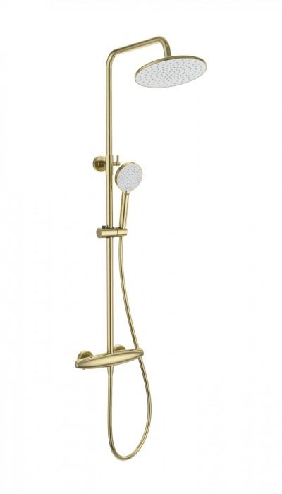 Душевая система с термостатом, Wonzon &amp; Woghand Capsule, WW-B3031-A-BG цвет: золото