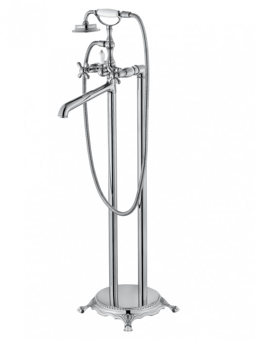 Смеситель для ванны напольного монтажа, Wonzon &amp; Woghand Retro, WW-88649020-CR цвет: хром