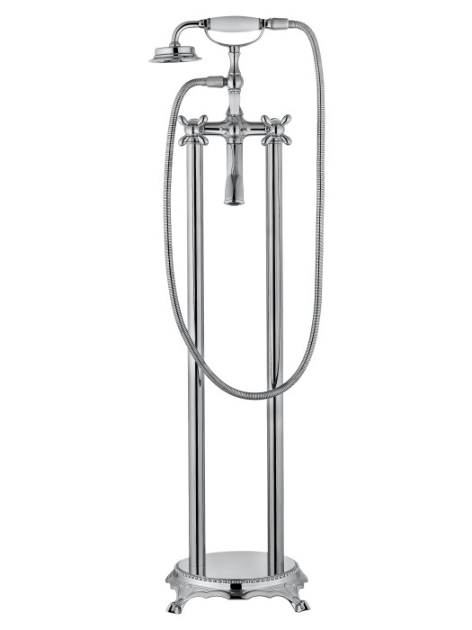 Смеситель для ванны напольного монтажа, Wonzon & Woghand Retro, WW-88649020-CR цвет: хром