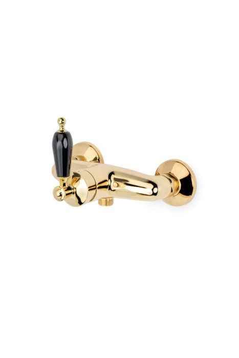 Смеситель для душа gold с черной керамикой, Boheme Vogue - 214-BLC
