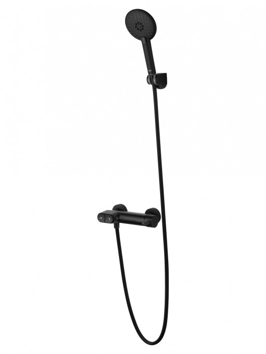 Смеситель для душа с встроенным изливом, Wonzon &amp; Woghand Muse, WW-A30902-MB цвет: черный