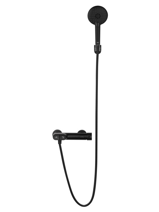 Смеситель для душа с встроенным изливом, Wonzon & Woghand Muse, WW-A30902-MB цвет: черный