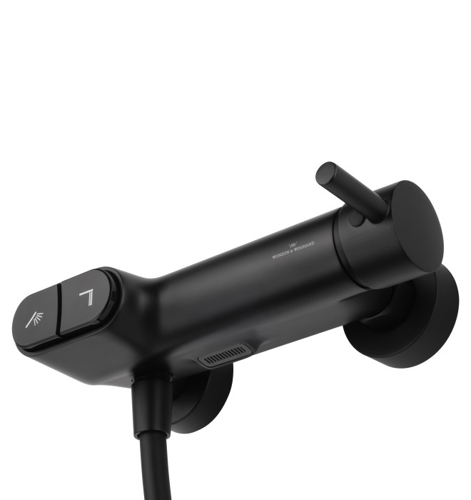 Смеситель для душа с встроенным изливом, Wonzon & Woghand Muse, WW-A30902-MB цвет: черный