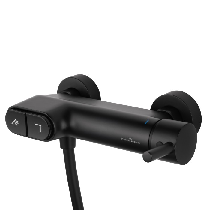Смеситель для душа с встроенным изливом, Wonzon & Woghand Muse, WW-A30902-MB цвет: черный