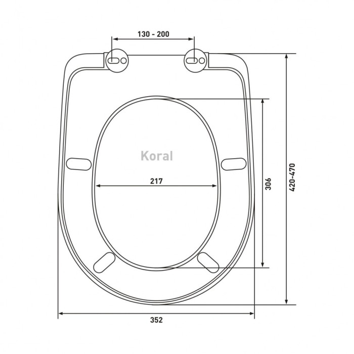 Сиденье для унитаза Berges Koral A  арт. 011201