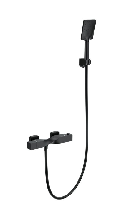 Смеситель для душа с термостатом, Wonzon &amp; Woghand, WW-B2025-A-MB цвет: черный