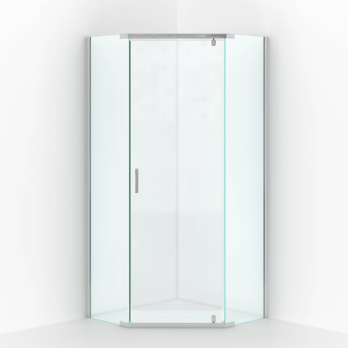 Душевой уголок 1000x1000мм BERGES Solo, хром арт. 061109