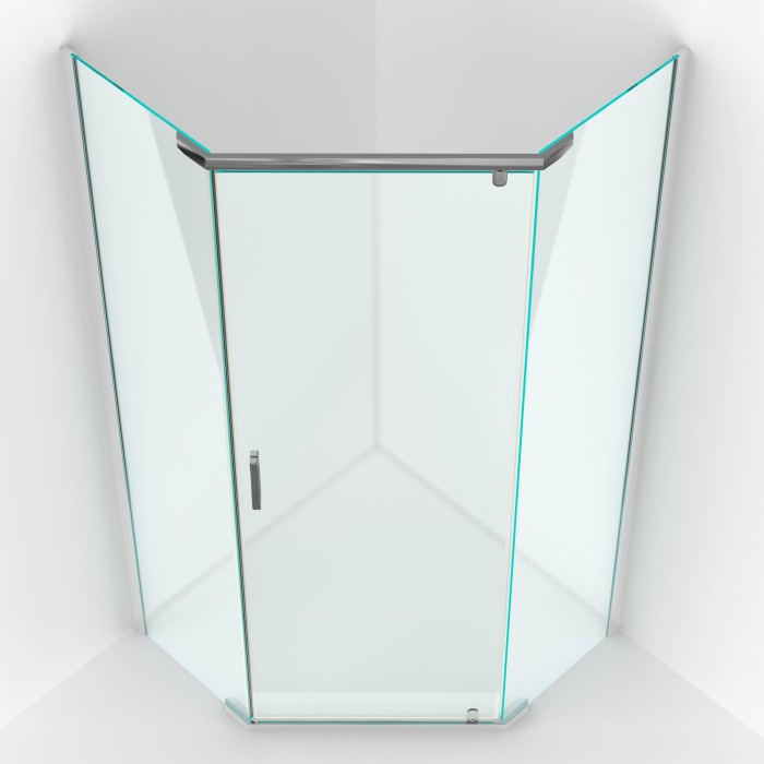 Душевой уголок 1000x1000мм BERGES Solo, хром арт. 061109