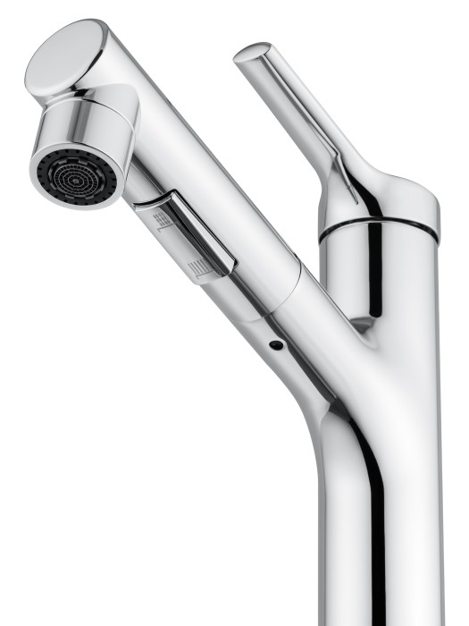 Смеситель для раковины с выдвижным изливом, Wonzon & Woghand, WW-A40862-CR цвет: хром