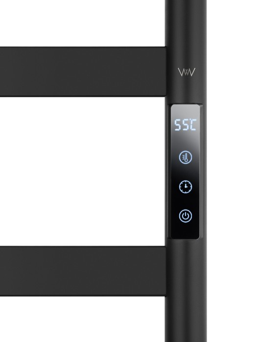 Полотенцесушитель электрический, Wonzon & Woghand Dusseldorf, WW-A204-MB цвет: черный