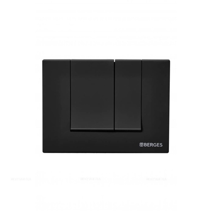 Комплект унитаза LEVEL Rimless с инсталляцией NOVUM525, кнопка S5 черная, сиденье Level Slim SO, Berges арт. 043211