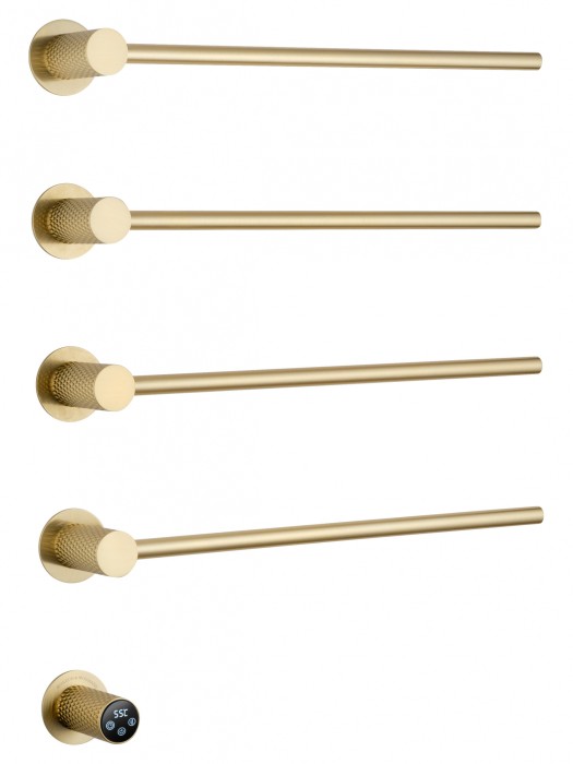 Полотенцесушитель электрический встраиваемый, Wonzon &amp; Woghand Munchen, WW-A354-BG цвет: золото