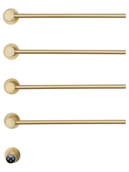 Полотенцесушитель электрический встраиваемый, Wonzon & Woghand Munchen, WW-A354-BG цвет: золото