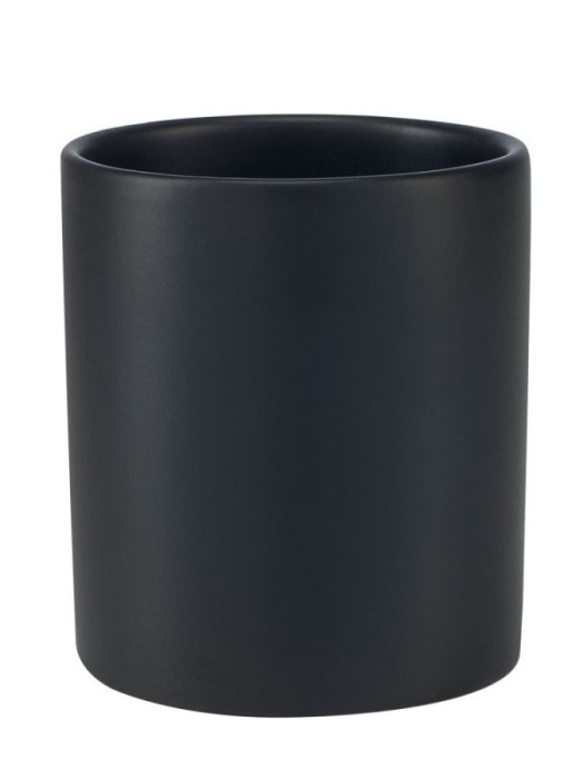 Наcтольный черный матовый керамический стакан STIL HAUS Bucket, BK10AP(NEOP) цвет: черный матовый