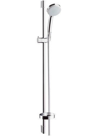 Душевой гарнитур Vario со штангой 90см и мыльницей Croma 100 Hansgrohe, хром арт. 27771000