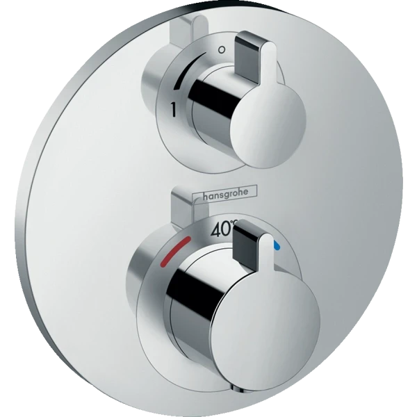 Термостат для душа скрытого монтажа, Hansgrohe Ecostat S, хром арт. 15757000