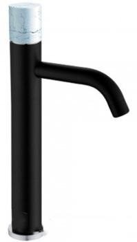 Смеситель для раковины, черный, Stick Boheme 122-B-MR-W