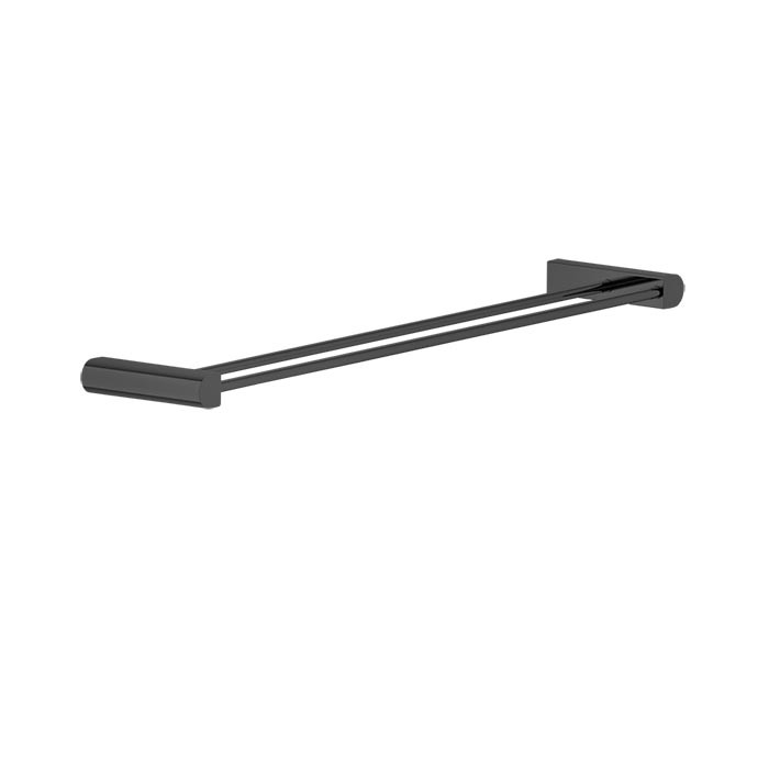 Полотенцедержатель двойной, 60 см, подвесной, Gessi Rilievo, nero xl арт. 59405#299