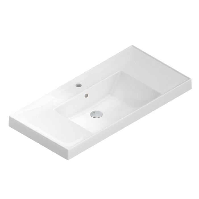 Раковина подвесная 101x48,5см, Cubo Kerama Marazzi, белый - CU.wb.100