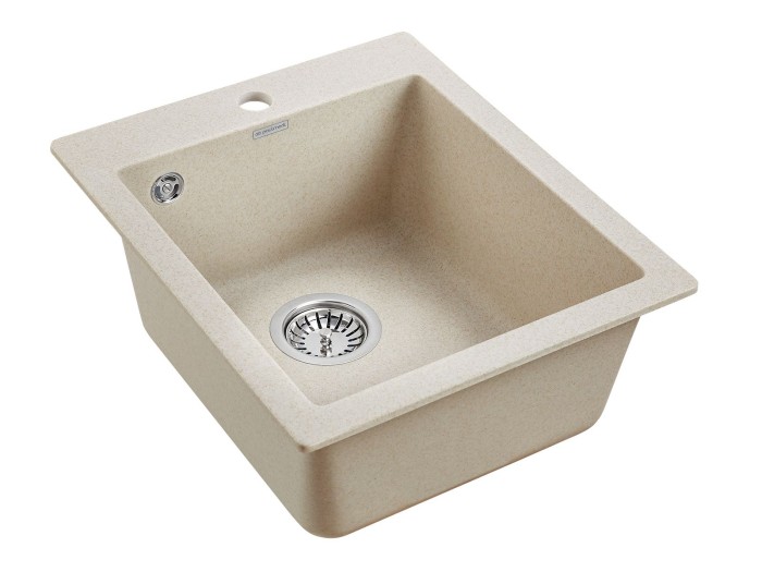 Мойка для кухни гранит 415х490 Paulmark KANTE 40, бежевый - PM104249-BE