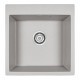 Мойка для кухни гранит 510х520 Paulmark KANTE 50, серый - PM105152-GR