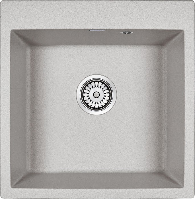 Мойка для кухни гранит 510х520 Paulmark KANTE 50, серый - PM105152-GR