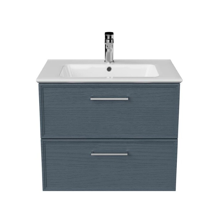 Тумба подвесная 65 см, 2 ящика, Piano classic Kerama Marazzi, синий - PIA.CL.65\BLU.M