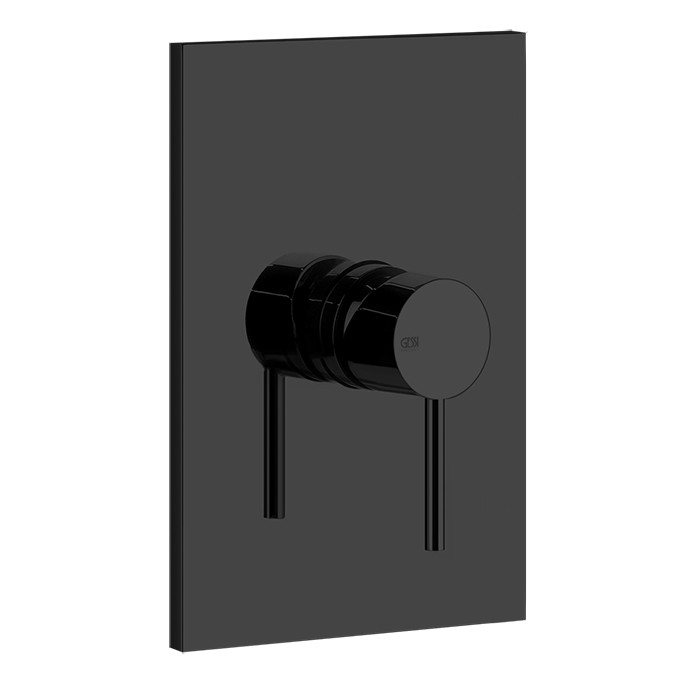Смеситель для душа, подвесной, термостатический, Gessi Emporio Via tortona, black xl арт. 44662#299