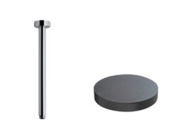 Душевой кронштейн потолочный 100 мм, потолочный, Giulini Wellness, графит арт. 1762-10GF