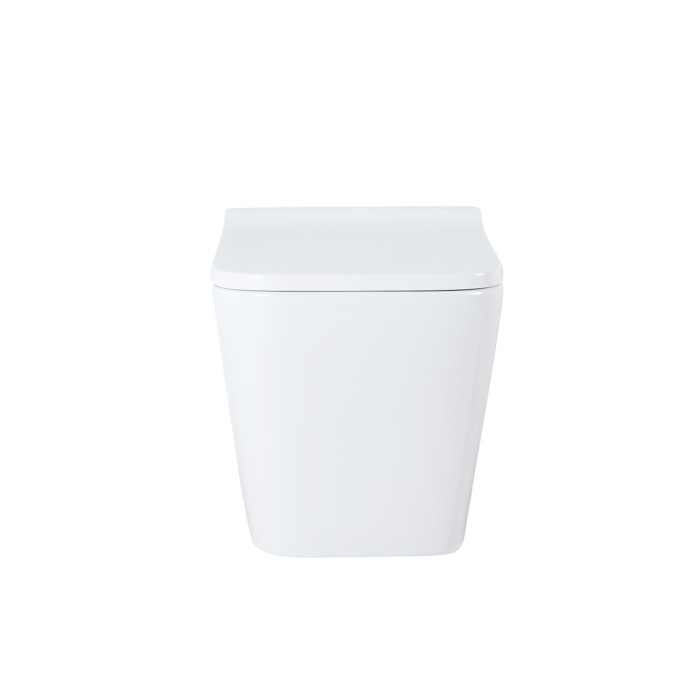 Готовый комплект инсталляция + унитаз Teramo (квадратный) с быстросъемным сидением микролифт + клавиша смыва хром матовый  Azario - AZ-8010-1000+AZ-8200-0010+AZ-0052