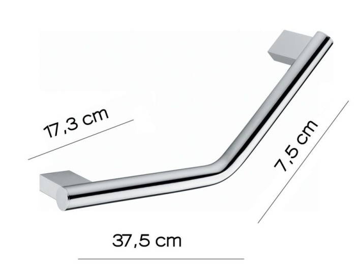 Поручень гнутый Canarie Gedy, A222(13) цвет: хром
