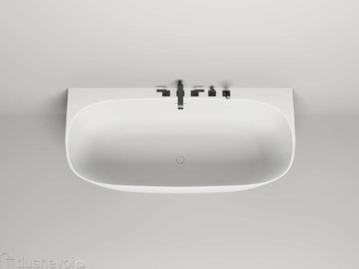 Ванна пристенная 180x85, матовая, Salini SOFIA WALL арт. 102523MRH